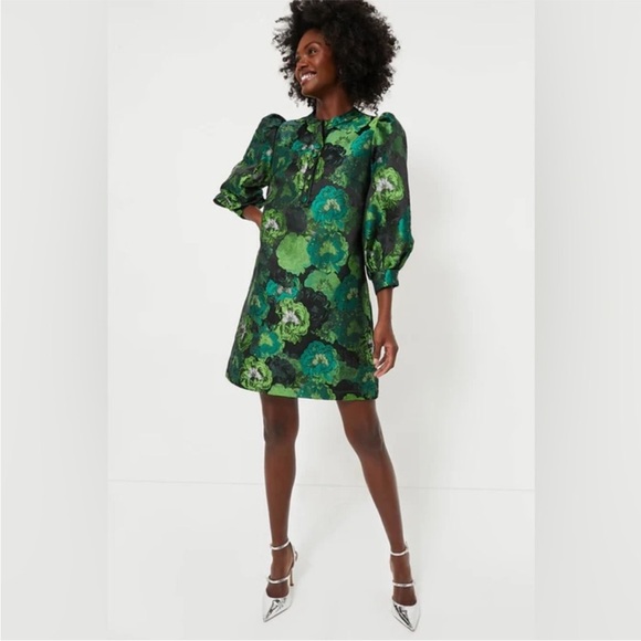 Pomander Place Dresses & Skirts - Tuckernuck POMANDER PLACE
Green Jacquard Samantha Dress